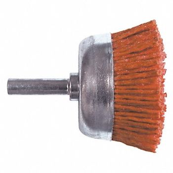 CENTURY DRILL AND TOOL Cup Brush Fine Nylon 150 Grit 2 in., 42YZ65