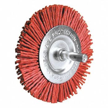 CENTURY DRILL AND TOOL Radial Brush Fine Nylon 150 Grit 4 in., 42ZA15