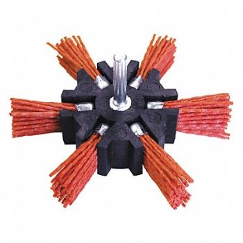 CENTURY DRILL AND TOOL Flap Brush Fine Nylon 150 Grit 4 in., 42ZA17