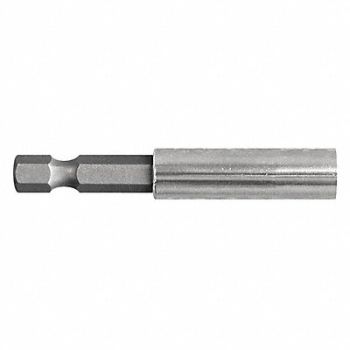CENTURY DRILL AND TOOL Magnetic Insert Bit Holder 1/4 in Hex, 42ZF22