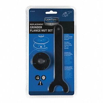 CENTURY DRILL AND TOOL Replacement Grinder Flange Nut Set, 42ZF45