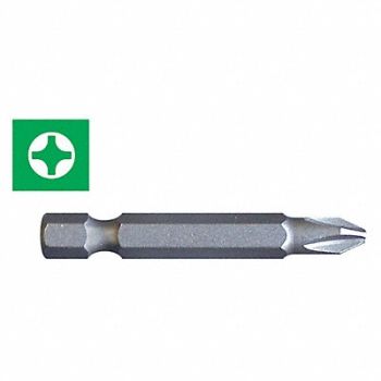 CENTURY DRILL AND TOOL Phillips Power Screwdriving Bit 1 2in., 42ZJ21