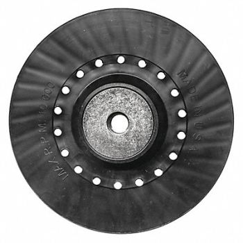 CENTURY DRILL AND TOOL Air Cooled Backing Pad 7 in., 42ZN14