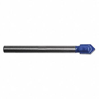 CENTURY DRILL AND TOOL Glass and Tile Drill Bit 5/16x2-3/4 in, 42ZN68