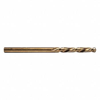 CENTURY DRILL AND TOOL Left Hand Cobalt Jobber Drill Bit 5/32in, 42ZU64