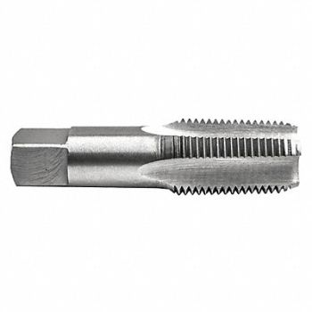 CENTURY DRILL AND TOOL Carbon Steel Plug Tap 3/8-18 Npt, 42ZW53
