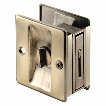 PRIME-LINE Pocket Door Lock/Pull 1-3/8 to 1-3/4 W, 430W54