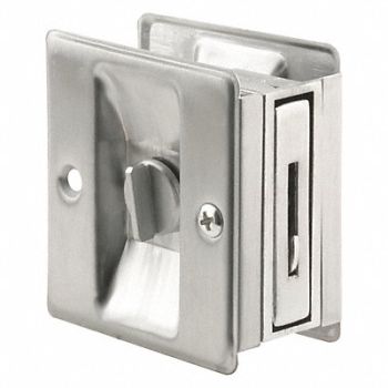 PRIME-LINE Pocket Door Lock/Pull 3-3/4 L, 430Y20