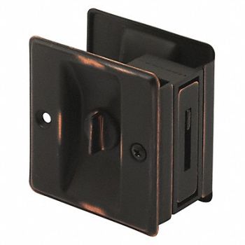 PRIME-LINE Pocket Door Lock/Pull 2-3/4 H, 430Y74