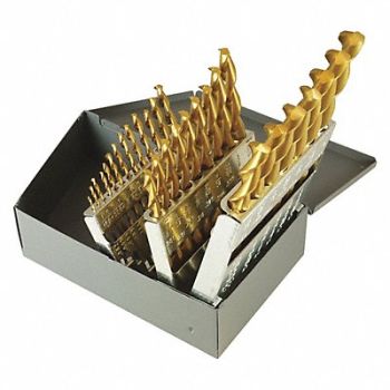 CHICAGO-LATROBE Jobber Drill Set 29 pc HSS, 434M12