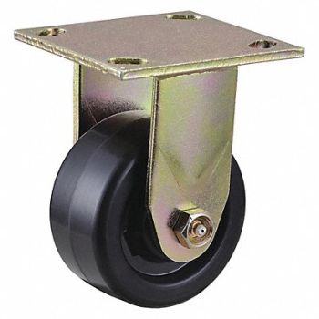 GRAINGER APPROVED Standard Plate Caster Rigid 800 lb., 435X70
