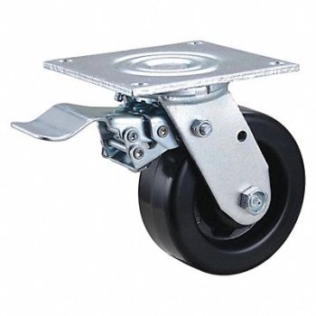 GRAINGER APPROVED Standard Plate Caster Swivel 1000 lb., 435X71