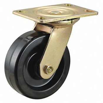 GRAINGER APPROVED Standard Plate Caster Swivel 1200 lb., 435X73