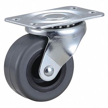 GRAINGER APPROVED Standard Plate Caster Swivel 75 lb., 435X74