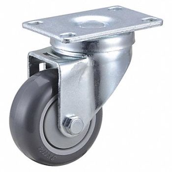 GRAINGER APPROVED Standard Plate Caster Swivel 275 lb., 435X77