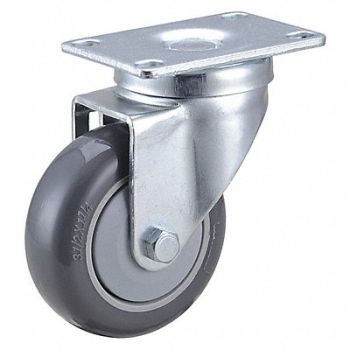 GRAINGER APPROVED Standard Plate Caster Swivel 275 lb., 435X78