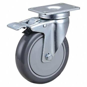 GRAINGER APPROVED Standard Plate Caster Swivel 350 lb., 435X81
