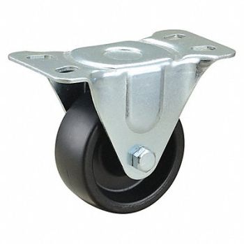 GRAINGER APPROVED NSF-Listed Plate Caster Rigid 210 lb., 435X84