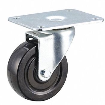 GRAINGER APPROVED Standard Plate Caster Swivel 225 lb., 435X86