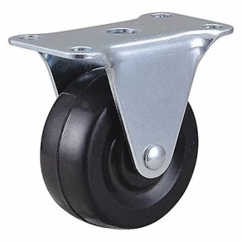 GRAINGER APPROVED Standard Plate Caster Rigid 75 lb., 435X88