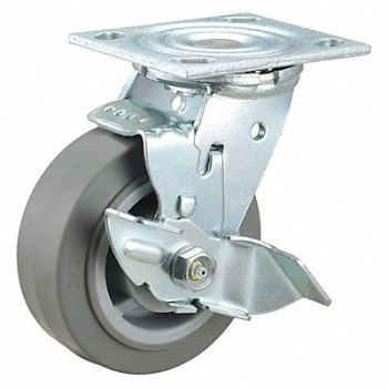 GRAINGER APPROVED Standard Plate Caster Swivel 400 lb., 435X89