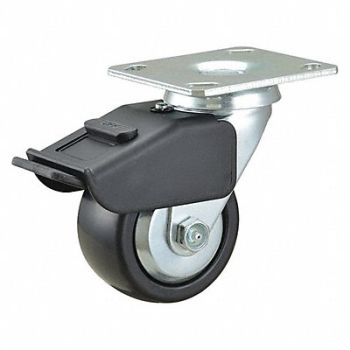 GRAINGER APPROVED Standard Plate Caster Swivel 600 lb., 435Y01