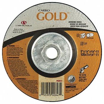 GRAINGER APPROVED Depressed Center Wheels Type 27 5 dia., 435Y78