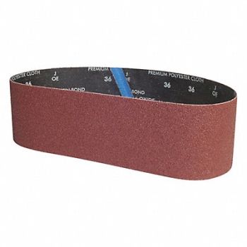 GRAINGER APPROVED Sanding Belt 36 in L 4 in W P36 G, 435Z05
