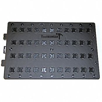TOOLHANGER Black Tool Hanger Board 50 lb Cap., 436C64
