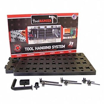 TOOLHANGER Black Tool Hanger Kit 50 lb Cap., 436C73