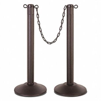 US WEIGHT Heavy Duty Stanchion Post Dia 3 PR, 436C97