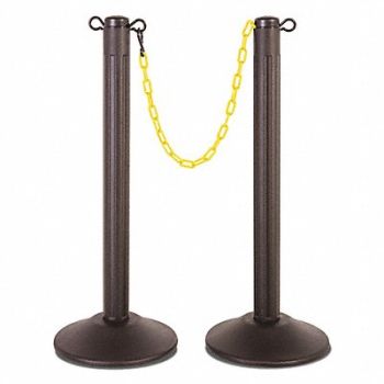 US WEIGHT Heavy Duty Stanchion Post Dia 3 PR, 436C98