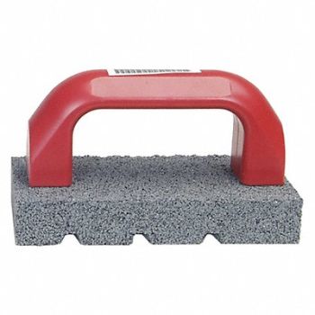 NORTON Rubbing Brick Silicon Carbide Black 6 L, 436D65