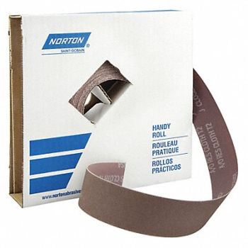 NORTON Abrasive Utility Roll 1 1/2in W 150ft L, 436F44