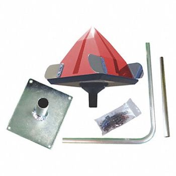 BIRD BARRIER Eagle Eye Deterrent 8-1/2 L Red, 436G46