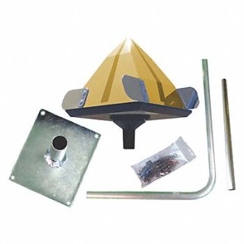 BIRD BARRIER Eagle Eye Deterrent 8-1/2 L Gold, 436G47