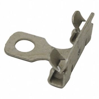 BIRD BARRIER Netting Bracket 1 L Silver PK100, 436G58
