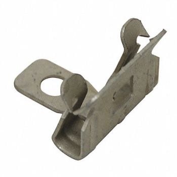 BIRD BARRIER Netting Bracket 1 L Silver PK100, 436G59