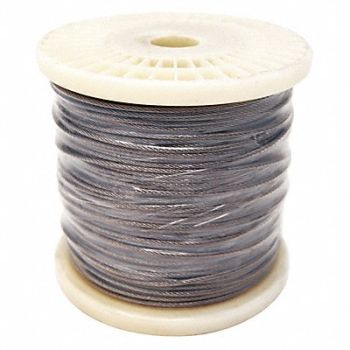 BIRD BARRIER Netting Perimeter Cable 5 L Silver, 436G70