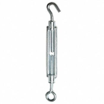BIRD BARRIER Netting Turnbuckle 1/2 L Silver PK10, 436G75