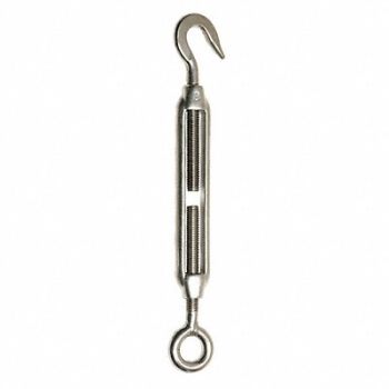 BIRD BARRIER Netting Turnbuckle 1/2 L Silver PK10, 436G76