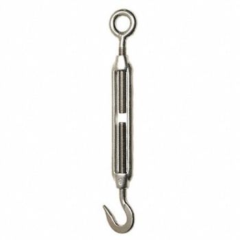 BIRD BARRIER Netting Turnbuckle 1/2 L Silver PK10, 436G77