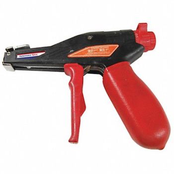 BIRD BARRIER Zip Ties 51/64 L Black/Red, 436G91