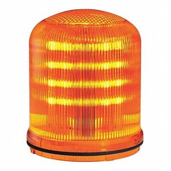 FEDERAL SIGNAL Beacon Warning Light Amber LED, 436M08