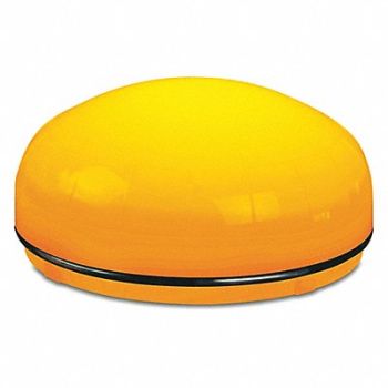 FEDERAL SIGNAL Beacon Warning Light Amber LED, 436M18