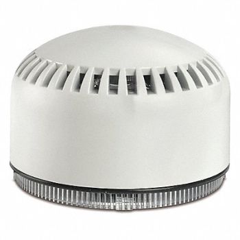 FEDERAL SIGNAL Electronic Sounder Gray Lens 35 to 240mA, 436M40