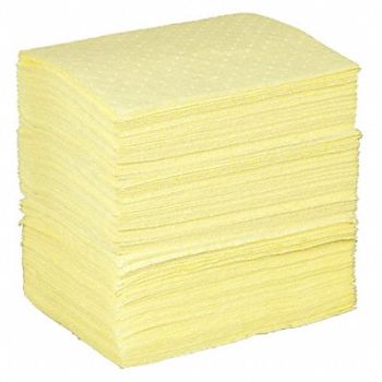 BRADY SPC ABSORBENTS Absorbent Pad Light 34 gal 17 L PK200, 436M66