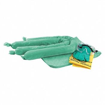 BRADY SPC ABSORBENTS Spill Kit Bag Oil-Based Liquids 3 gal., 436N10