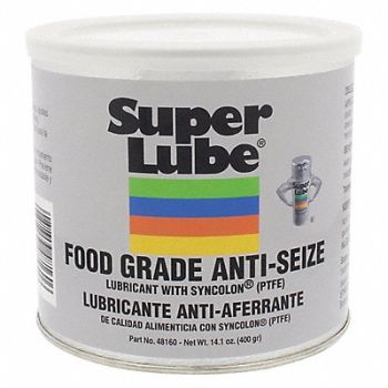 SUPER LUBE Food Grade Anti-Seize 14.1 oz Can, 436P89