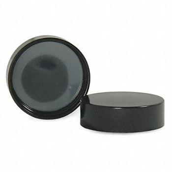 QORPAK Cap Wide Mouth Black 89-400mm PK240, 437H98
